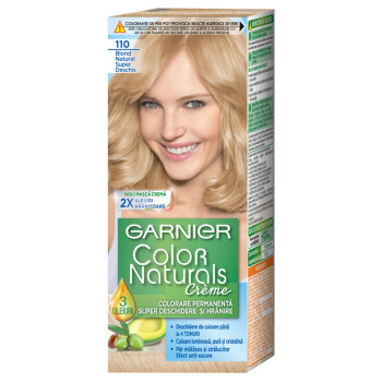 GARNIER боя за коса, Color naturals, Номер 110, Суперблестящо русо с бежов оттенък GARNIER боя за коса, Color naturals, Номер 110, Суперблестящо русо с бежов оттенък