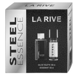 LA RIVE подаръчен комплект за мъже, EDT + дезодорант 150мл, Steel essence