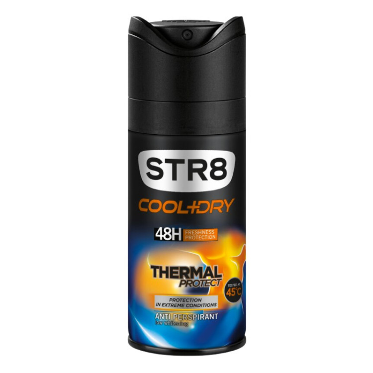 STR8 дезодорант мъжки, Cool+dry 48h, Thermal protect,150мл