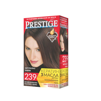PRESTIGE боя за коса, Натурално кафяв, Номер 239 PRESTIGE боя за коса, Натурално кафяв, Номер 239