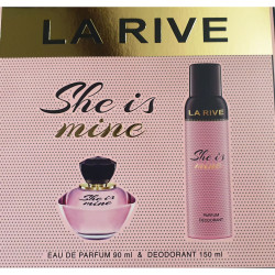 La rive подаръчен комплект за жени,She is mine, EDP 90мл, дезодорант 150мл