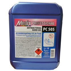 Medix professional antibacterial hand ge, дезинфекциращ гел за ръце, PC 505, 5 литра