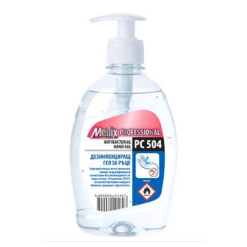 Medix professional дезинфекциращ гел за ръце с помпа, 400мл, PC 504 Medix professional дезинфекциращ гел за ръце с помпа, 400мл, PC 504