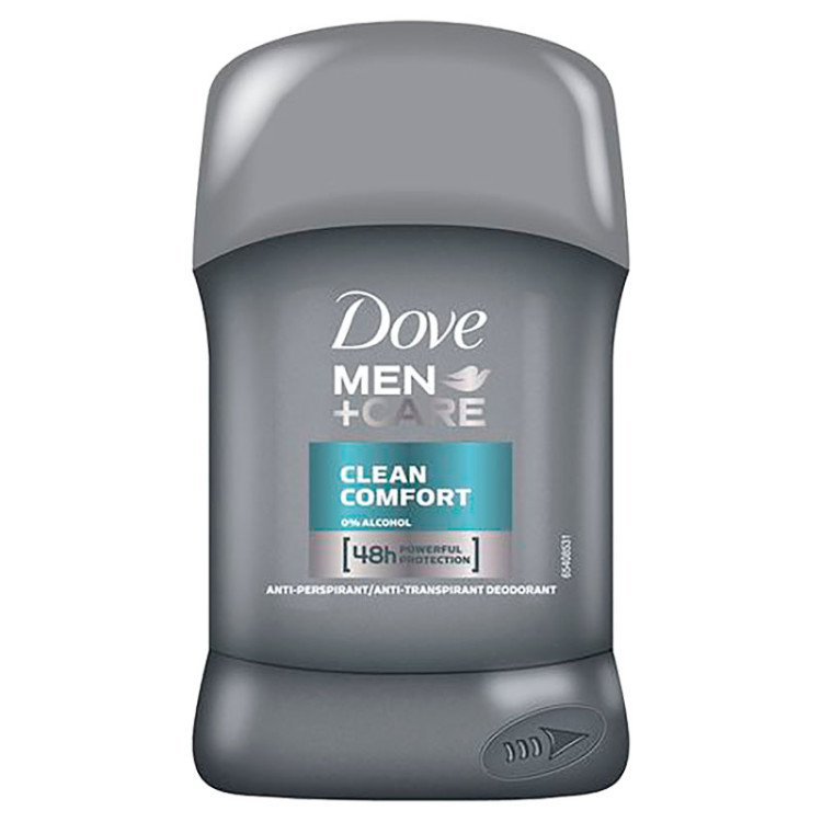 Dove стик дезодорант мъжки, Clean comfort, 50мл