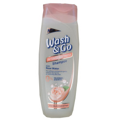 Wash&Go шампоан 400мл с розова вода 