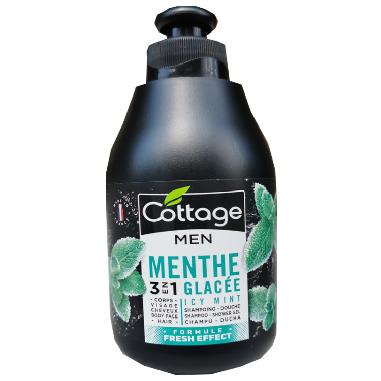COTTAGE  крем душ-гел за мъже , Menthe icy mint 3in1, 250мл