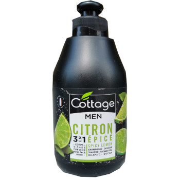 COTTAGE  крем душ-гел за мъже , Citron 3in1, 250мл