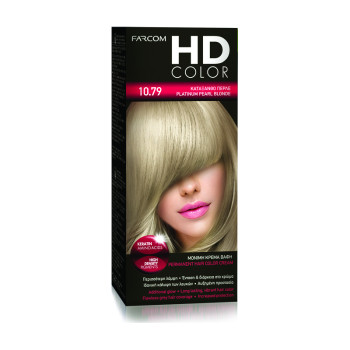 FARCOM HD color, Боя за коса, Номер 10.79, Платинено пепелно русо FARCOM HD color, Боя за коса, Номер 10.79, Платинено пепелно русо