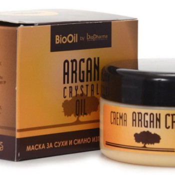 Маска за силно изтощена коса Арган кристал ойл (BioPharma Маска за коса Argan Crystal Oil) 270МЛ Маска за силно изтощена коса Арган кристал ойл (BioPharma Маска за коса Argan Crystal Oil) 270МЛ