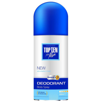 TOP TEN дезодорант мъжки 150мл, Dynamic TOP TEN дезодорант мъжки 150мл, Dynamic