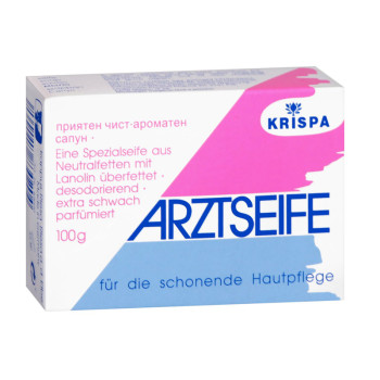 KRISPA Doctor's антибактериален сапун, 100гр KRISPA Doctor's антибактериален сапун, 100гр