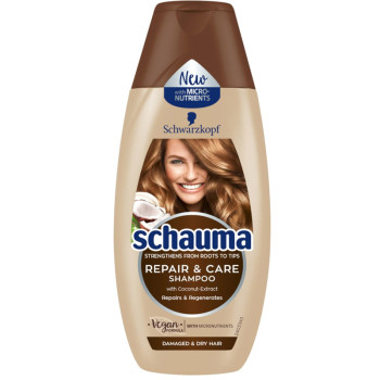 SCHAUMA дамски шампоан за коса, Repair & care 400мл 