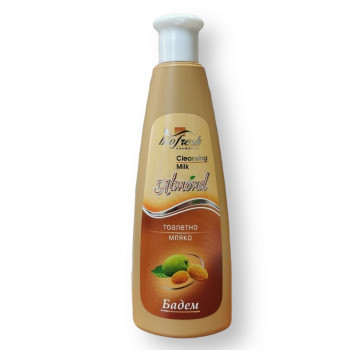 BIOFRESH тоалетно мляко за почистване на лице, Бадем, 200мл BIOFRESH тоалетно мляко за почистване на лице, Бадем, 200мл