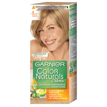 GARNIER боя за коса, Color naturals, Номер 8, Естествено светло рус