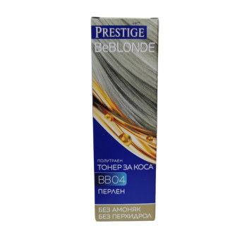 PRESTIGE полутраен тонер за коса, BB04, Перлен, 100мл PRESTIGE полутраен тонер за коса, BB04, Перлен, 100мл