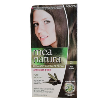 MEA NATURA боя за коса, Без амоняк, номер 7.1, Ash blonde MEA NATURA боя за коса, Без амоняк, номер 7.1, Ash blonde