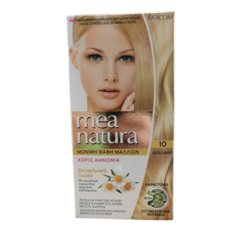 MEA NATURA боя за коса, Без амоняк, номер 10, Супер светло русо MEA NATURA боя за коса, Без амоняк, номер 10, Супер светло русо