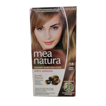 MEA NATURA боя за коса, Без амоняк, номер 7.8, Какаово рус