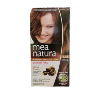 MEA NATURA боя за коса, Без амоняк, номер 7.83, Карамел