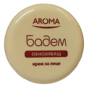 AROMA крем за лице, Бадем, Обновяващ, 75мл AROMA крем за лице, Бадем, Обновяващ, 75мл