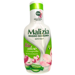 MALIZIA душ гел, Bio Aloe e magnolia, 1 литър