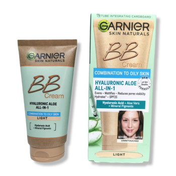GARNIER BB крем, Комбинирана към мазна кожа, Light, 50мл