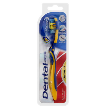 DENTAL четка за зъби, Max cear, Medium, 1 брой