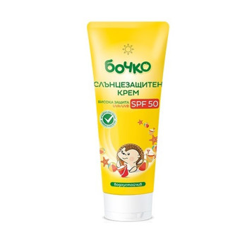 Бочко слънцезащитен крем висока защита SPF 50, 75мл