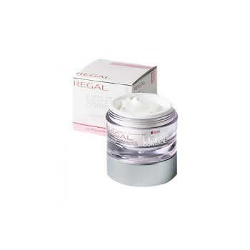 REGAL Q10 крем за лице избелващ, Light control, За пигментирана кожа, 45мл REGAL Q10 крем за лице избелващ, Light control, За пигментирана кожа, 45мл