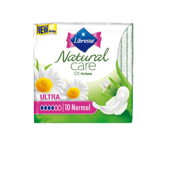 LIBRESSE natural care ultra 10 normal, дамски превръзки