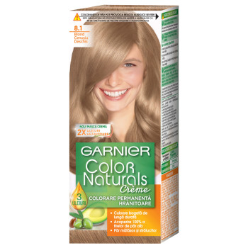 GARNIER боя за коса, Color naturals, Номер 8.1, Пепеляво светло рус