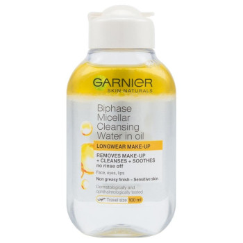 GARNIER мицеларна вода, С масла, 100мл GARNIER мицеларна вода, С масла, 100мл