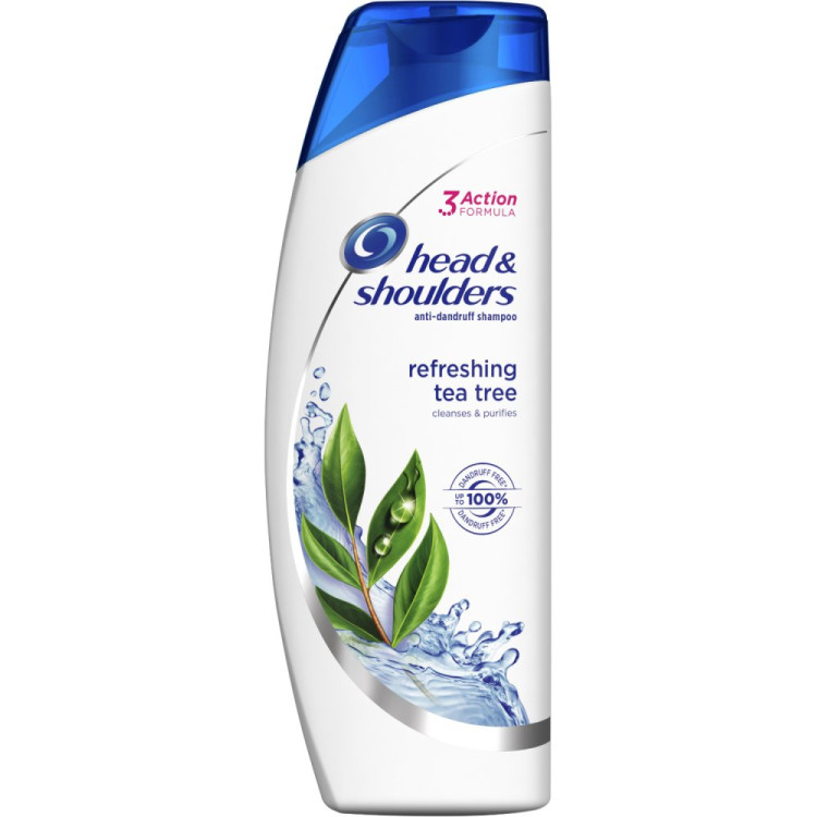 HEAD & SHOULDERS шампоан  за коса, Против пърхот, Зелен чай, 360мл