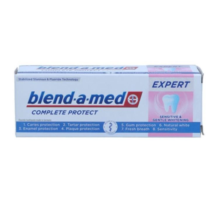 BLEND-A-MED паста за зъби complete protect, За чувствителни зъби, 50мл