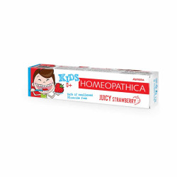 ASTERA паста за зъби детска 0+ , Homeopathica, Ягода, 75мл