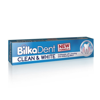BILKA паста за зъби, Clean & white, 75мл BILKA паста за зъби, Clean & white, 75мл
