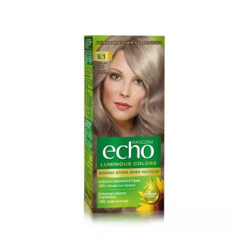 FARCOM ECHO боя за коса, много светло русо пепеляво, номер 9.1 FARCOM ECHO боя за коса, много светло русо пепеляво, номер 9.1