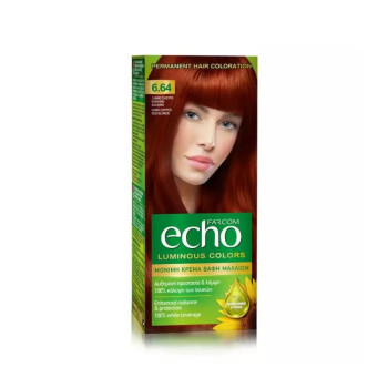 FARCOM ECHO боя за коса, тъмно русо червено медно, номер 6.64 FARCOM ECHO боя за коса, тъмно русо червено медно, номер 6.64