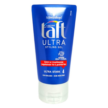 TAFT гел за коса, Ultra, Фиксация 4, 150мл TAFT гел за коса, Ultra, Фиксация 4, 150мл