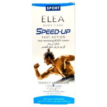 ELEA крем депилатор за мъже, Sport, Speed-up, 150гр ELEA крем депилатор за мъже, Sport, Speed-up, 150гр