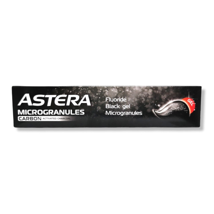 ASTERA паста за зъби, Microgranules, Carbon, 75мл