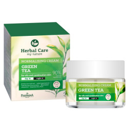 Матиращ крем за мазна и смесена кожа със зелен чай Farmona Herbal Care