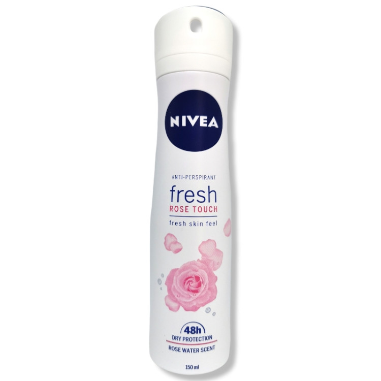 NIVEA дезодорант дамски, Fresh Rose touch, 150мл