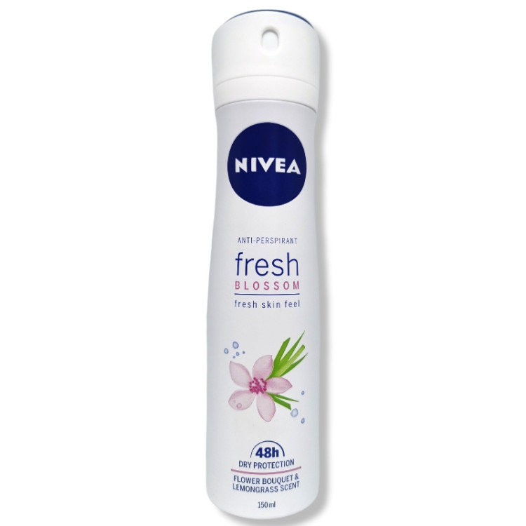 NIVEA дезодорант дамски, Fresh Blossom, 150мл