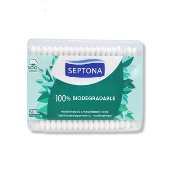 SEPTONA клечки за уши, Кутия, 200 броя SEPTONA клечки за уши, Кутия, 200 броя