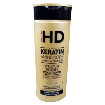 FARCOM HD балсам за коса 330мл, keratin amino acids+omega complex, structure defense