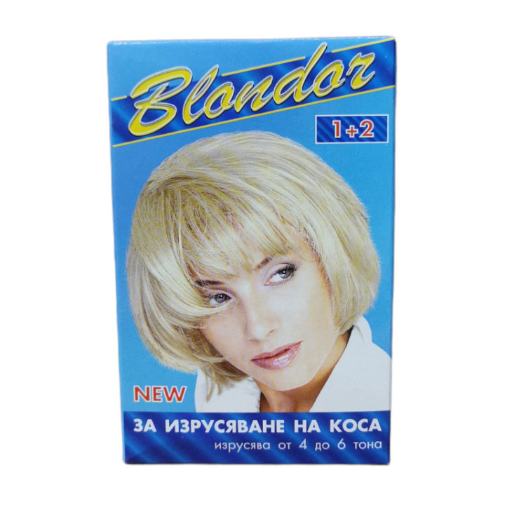 BLONDOR 1+2 , За изрусяване на коса, от 4 до 6 тона