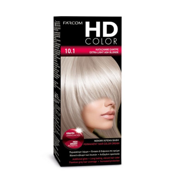 FARCOM HD color, Боя за коса, Номер 10.1, Силно русо пепеляво FARCOM HD color, Боя за коса, Номер 10.1, Силно русо пепеляво