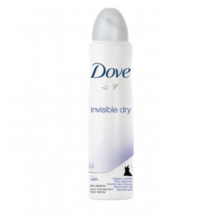 DOVE дезодорант за жени, 48 часа, Invisible dry, Clean touch, 150мл