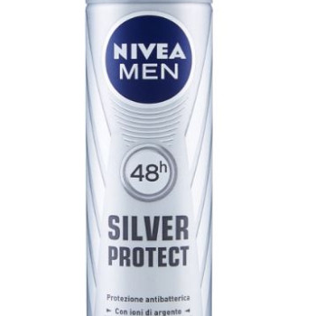NIVEA дезодорант мъжки, Silver Protect, 150мл